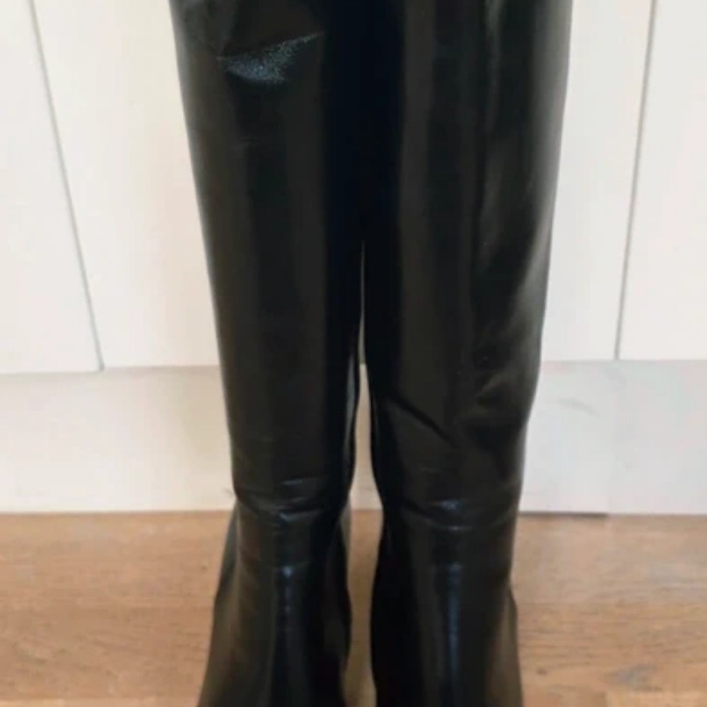 Gucci Black Leather Heeled Boots - Picture 5 of 9